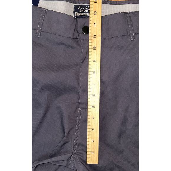 NWT All Day Tech Shorts 4 Way Stretch Dark Gray Quick Dry Men's 36X9 - Picture 3 of 8